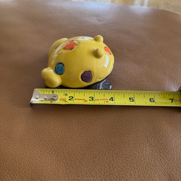 🐢CuteFamilyofTurtlesHandmadeHandPaintedCeramicVibrant Colors GlazedPapaMamaBaby - Picture 13 of 15